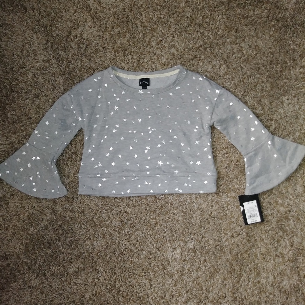 art cass brand sweater with foil stars desing